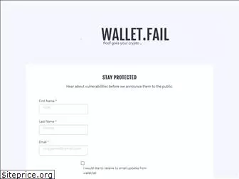 wallet.fail