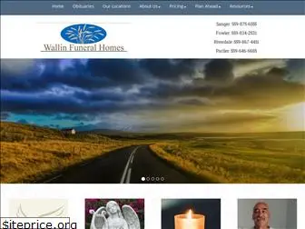 wallinfuneralhomes.com