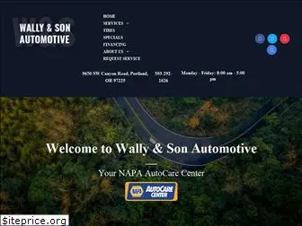 wallyandsonautomotive.com