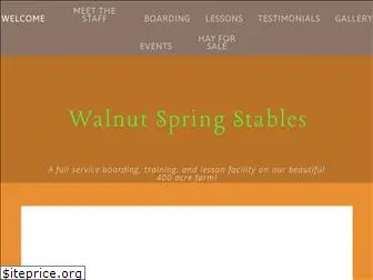 walnutspringstables.com