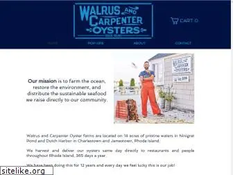 walrusandcarpenteroysters.com