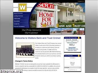 waltersbanktrust.com