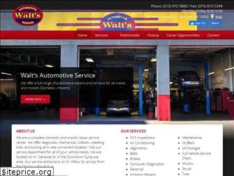 waltsautomotiveservice.com