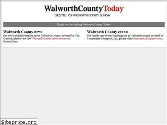 walworthcountytoday.com