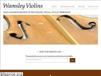 wamsleyviolins.com