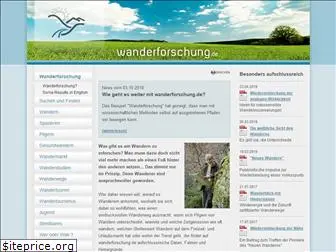 wanderforschung.de