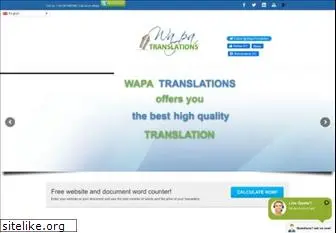 wapatranslations.com