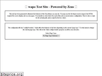 wapo.zeustechnology.com