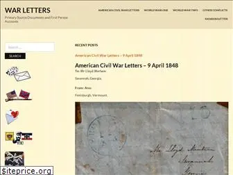 war-letters.com