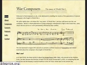 warcomposers.co.uk