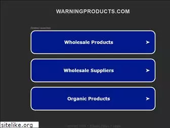 warningproducts.com