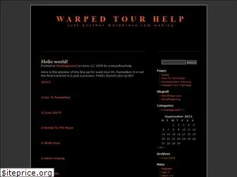 warpedtourhelp.wordpress.com