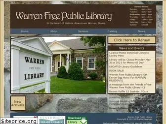 warrenfreepubliclibrary.org