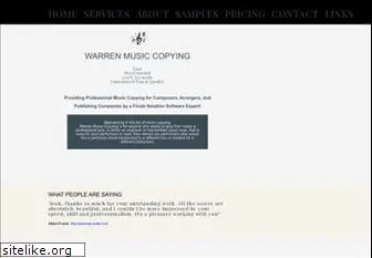 warrenmusiccopying.com