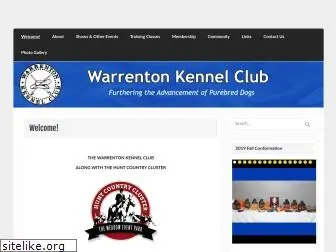 warrentonkennelclub.org