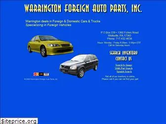 warringtonforeignautoparts.com