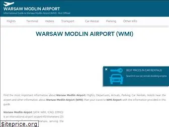 warsaw-modlin-airport.com