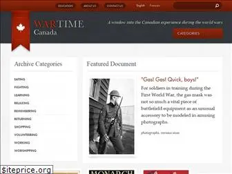 wartimecanada.ca