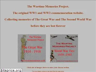 wartimememoriesproject.com