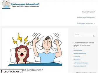 was-tun-gegen-schnarchen.net