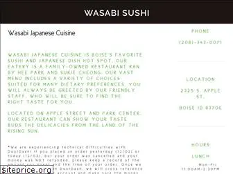 wasabisushiboise.com