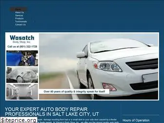 wasatchautobody.com