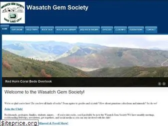 wasatchgemsociety.com