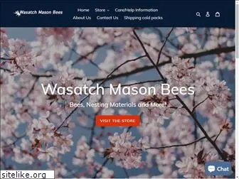 wasatchmasonbees.com