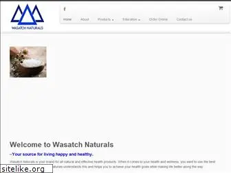 wasatchnaturals.com