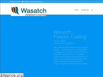 wasatchpowdercoating.com
