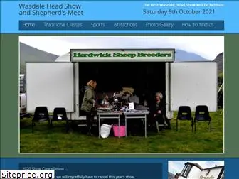 wasdaleheadshow.co.uk - wasdale head show and shepherds meet  saturday 12th october 2019