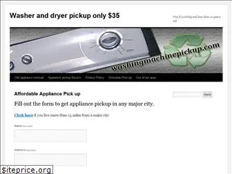 washingmachinepickup.com