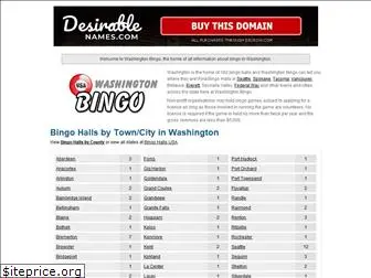 washingtonbingo.com