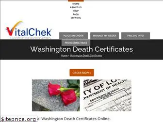 washingtondeathrecord.com