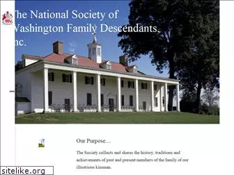 washingtonfamilydescendants.org