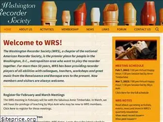 washingtonrecordersociety.org