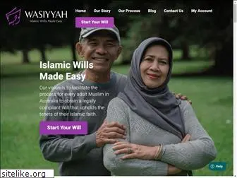 wasiyyah.com.au