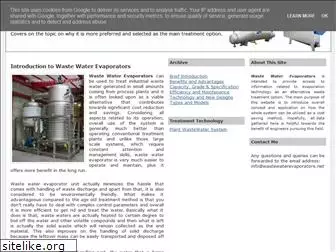wastewaterevaporators.net