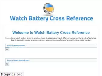 watchbatterycrossreference.com