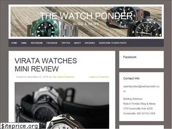 watchponder.com