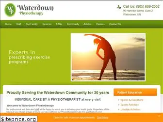 waterdownphysiotherapy.com
