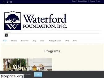waterfordfoundation.org