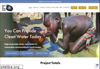 waterforsouthsudan.org