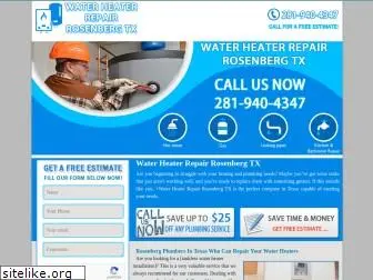 waterheaterrepairrosenberg.com