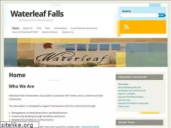 waterleaffalls.com