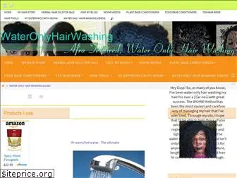 wateronlyhairwash.com