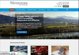 waterstonelaw.com