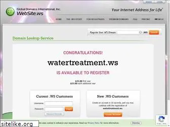 watertreatment.ws