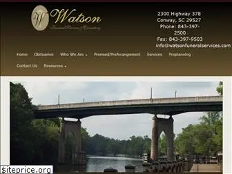 watsonfuneralservices.com