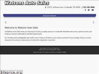 watsonsautosalesandfinance.com